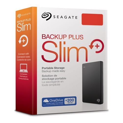 SEAGATE Backup Plus Slim 1TB HDD External USB 3.0