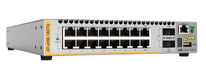Allied Telesis Distribution Switch 16 Port AT-X550-18XTQ-N1-50