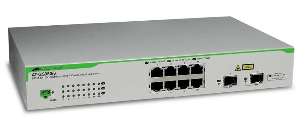 Allied Telesis WebSmart switch 8 Port AT-GS950/8-50