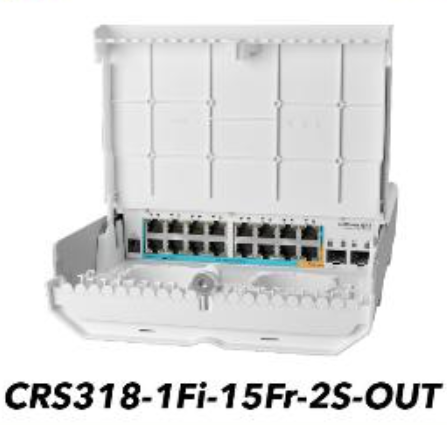 MIKROTIK NETPOWER 15FR CRS318-1FI-15FR-2S-OUT